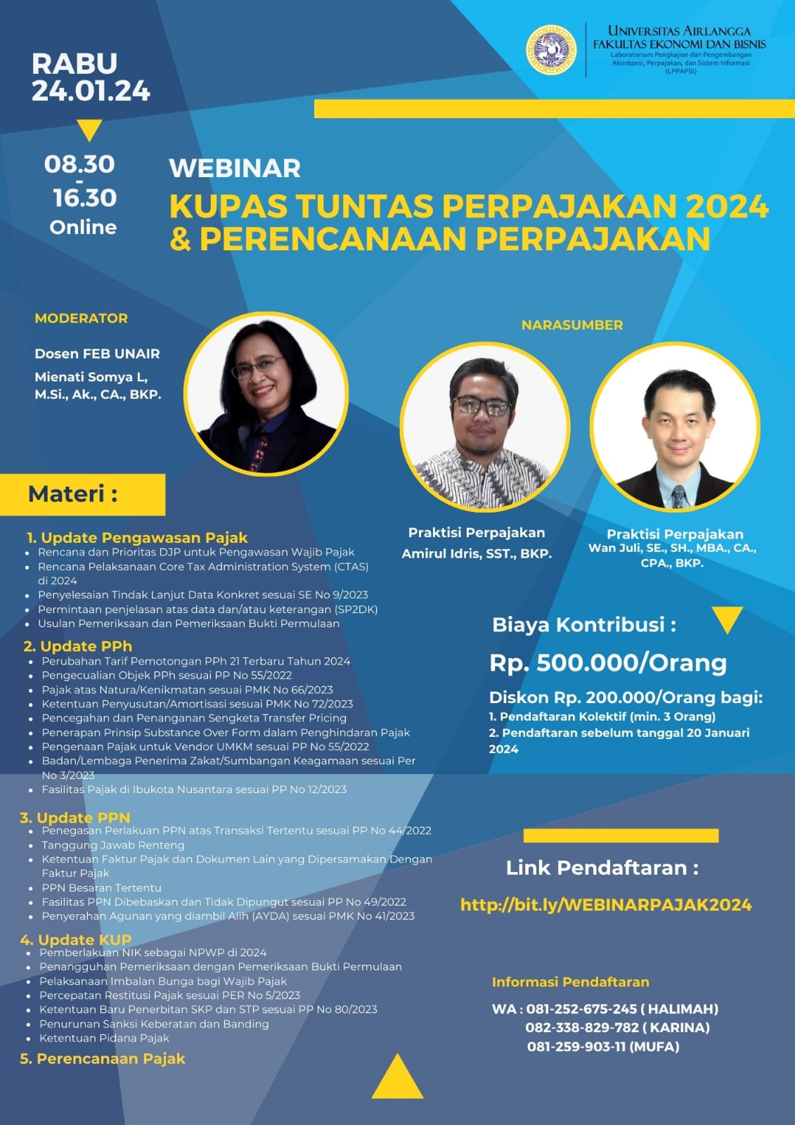 KUPAS TUNTAS PERPAJAKAN 2024 & PERENCANAAN PERPAJAKAN