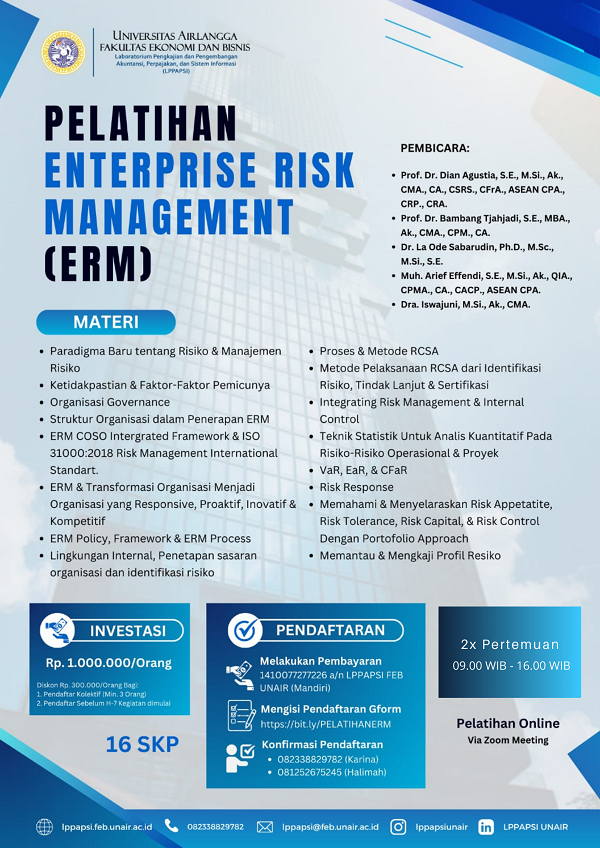 Pelatihan Enterprise Risk Management (ERM)