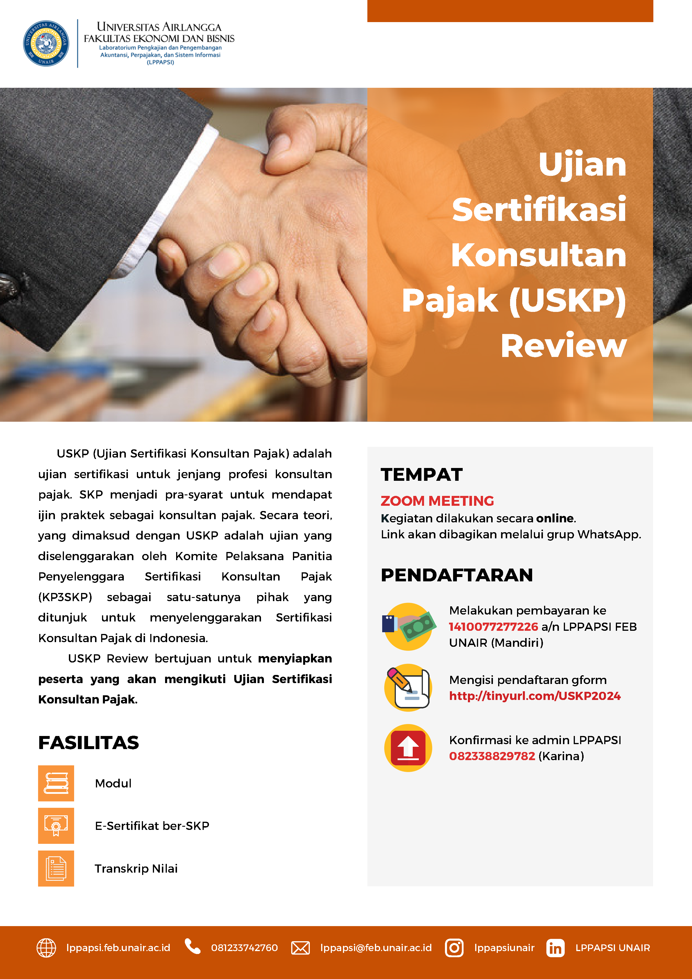 Ujian Sertifikasi Konsultan Pajak (USKP) A/B/C Review